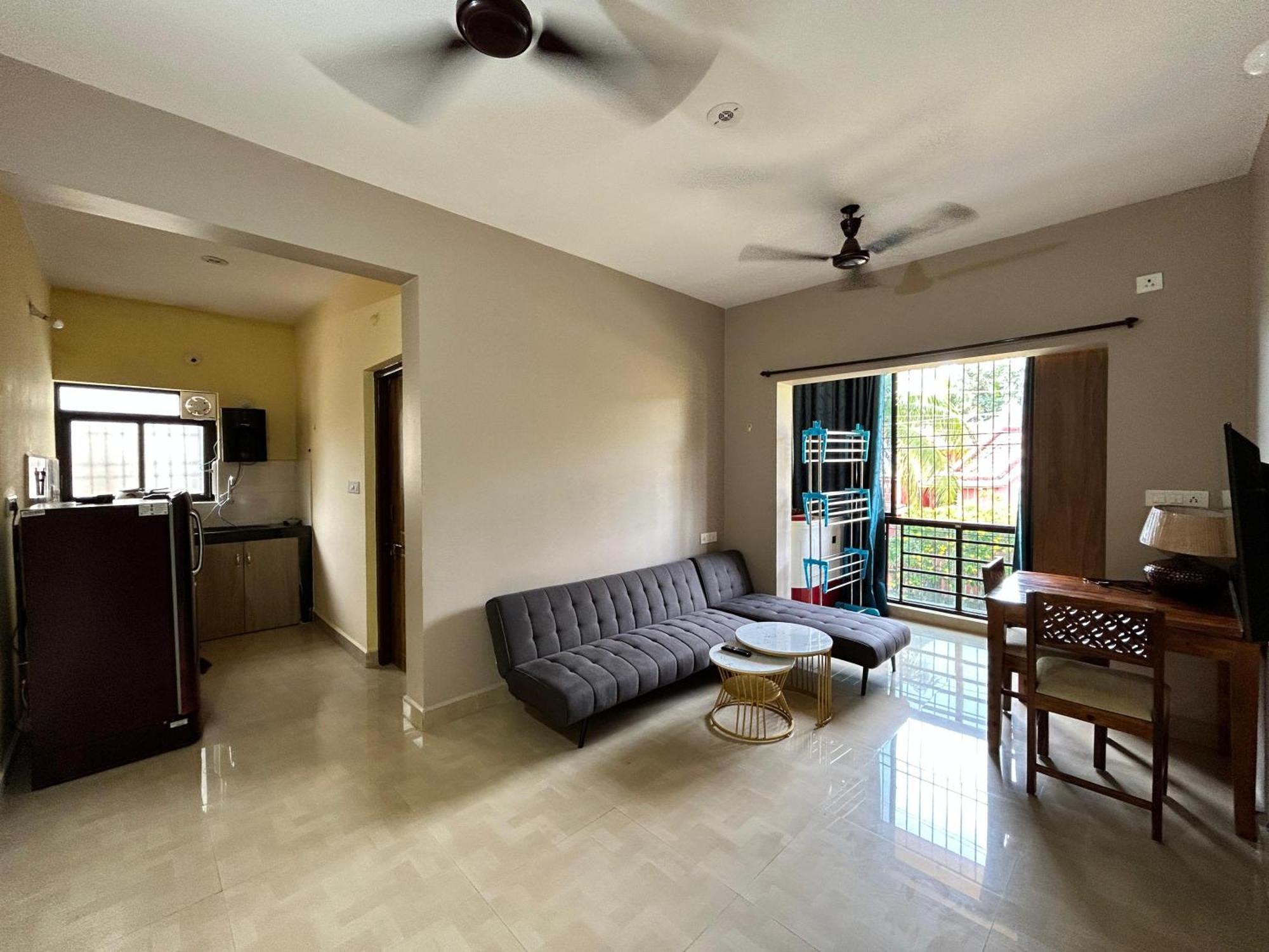 1bhk studio apartment North Goa Mapusa Eksteriør bilde